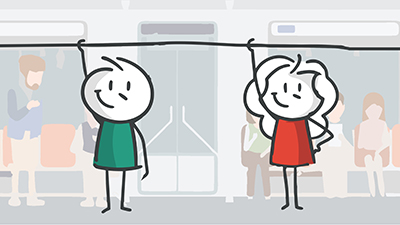 1.  Du möchtest Kontakt zur Person in rot … 